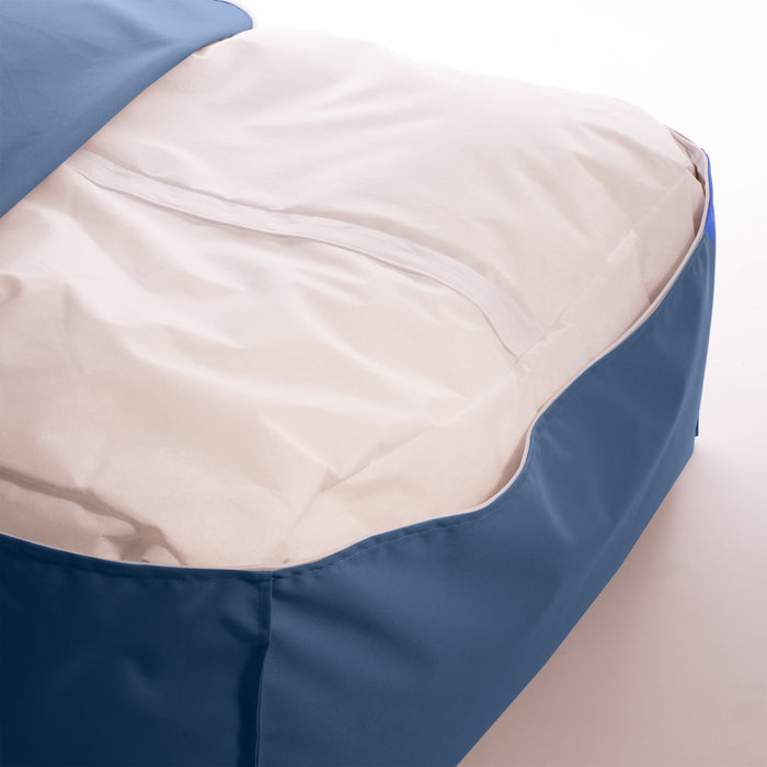 Pouf Deluz per esterno in tessuto poliestere Samba dim: 98x98x40 cm