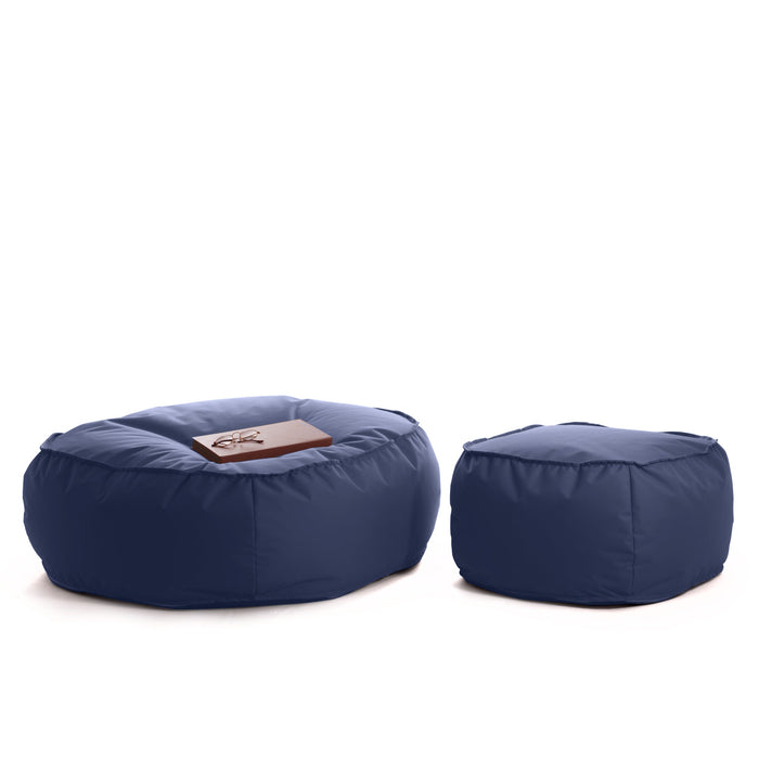 Pouf Poltrona Park Per Esterno In Tessuto Poliestere Samba Dim:100x100x40 Cm