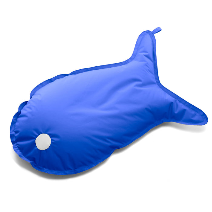 Pouf Cuscino Squama Galleggiante Avalon in tessuto poliestere Samba per esterno. Dim: 145x99xH30cm