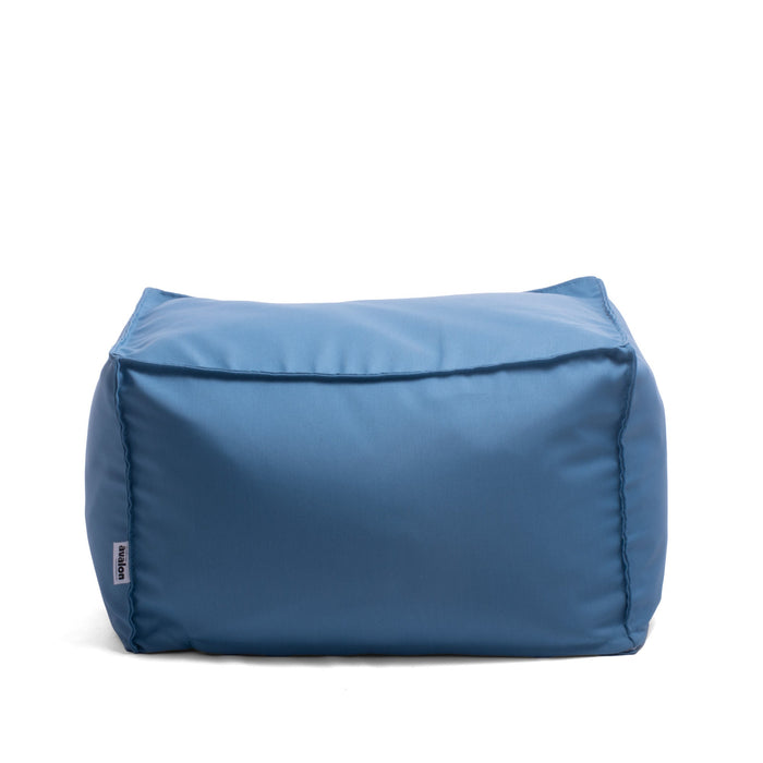 Pouf Badd  Avalon in tessuto Tropical per esterno. Dim: 45x60x38 cm