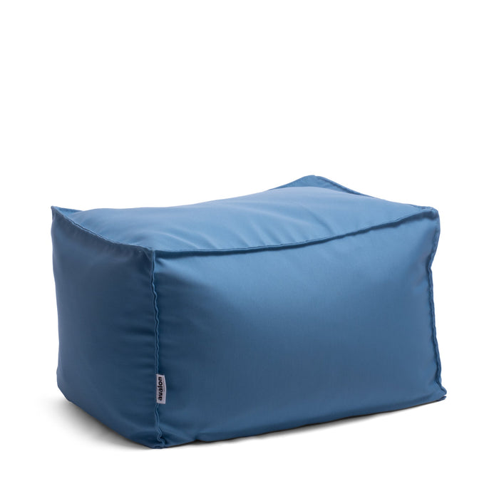 Pouf Badd  Avalon in tessuto Tropical per esterno. Dim: 45x60x38 cm