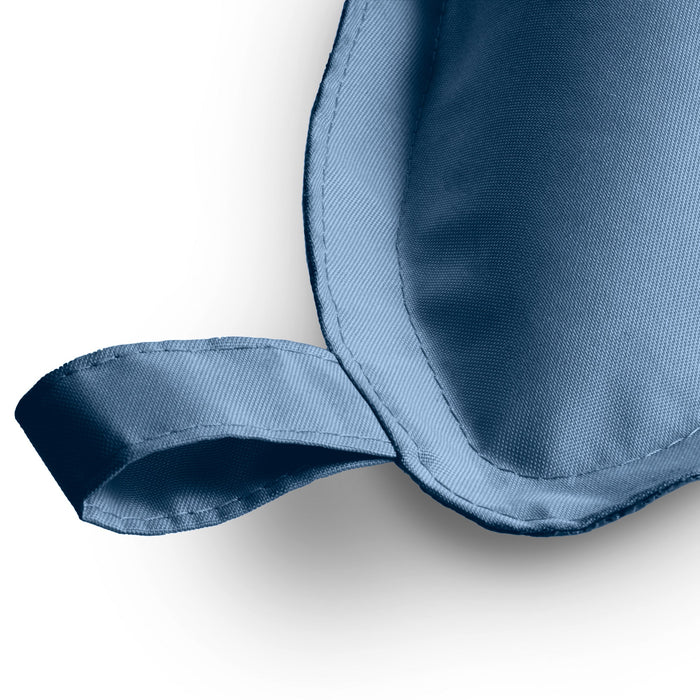 Pouf Cuscino Squama Galleggiante Avalon in tessuto poliestere Samba per esterno. Dim: 145x99xH30cm