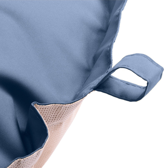 Pouf Cuscino Boa Galleggiante Avalon in tessuto poliestere Samba per esterno. Dim: Ø135xH30 cm
