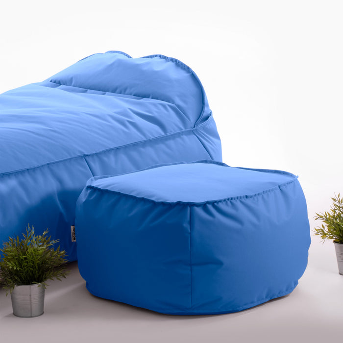 Pouf Poltrona Park Per Esterno In Tessuto Poliestere Samba Dim:65x65x40 Cm