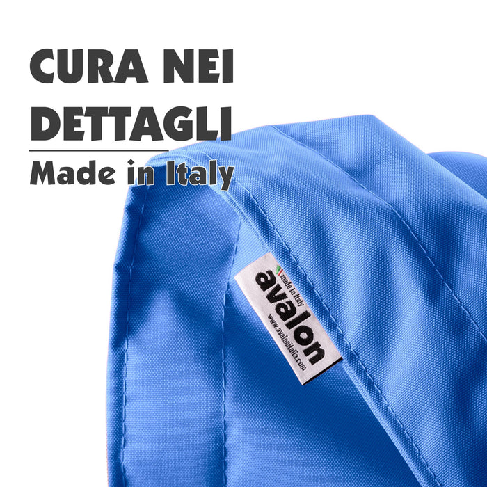 Pouf Cuscino Thin gigante sacca vuota in tessuto antistrappo impermeabile Jive per interno dim.200x140cm