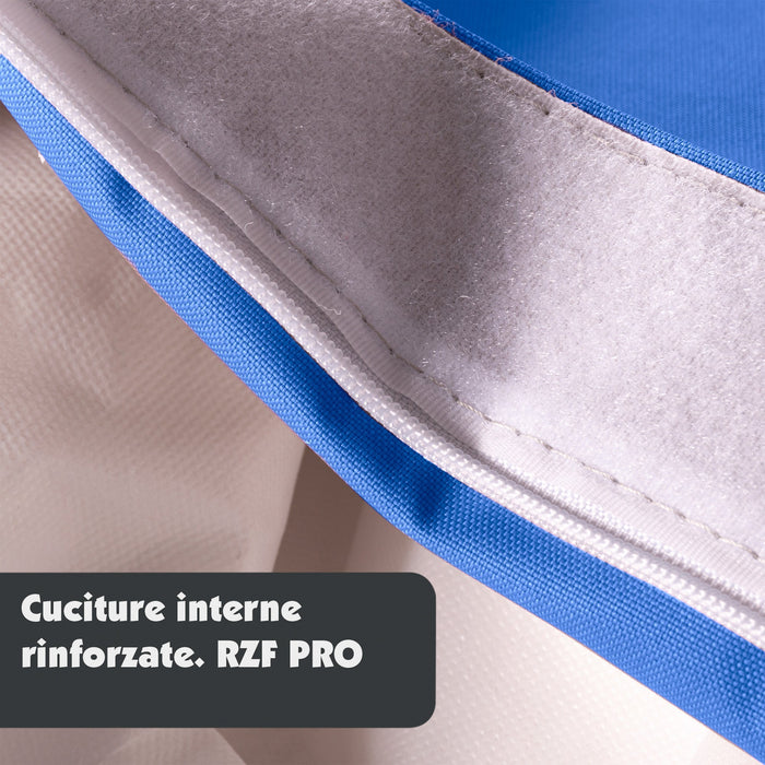 Pouf Cuscino Thin gigante sacca vuota in tessuto antistrappo impermeabile Jive per interno dim.200x140cm