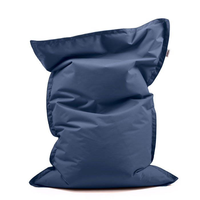 Pouf Cuscino Thin medio sacca vuota in tessuto antistrappo impermeabile Jive per interno dim.135x90 cm