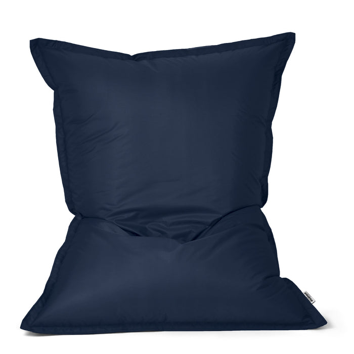 Pouf Cuscino Thin medio sacca vuota in tessuto antistrappo impermeabile Jive per interno dim.135x90 cm