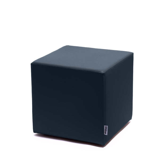 Avalon Pouf Rigido Cubo Similpelle Mamba Trendy Classe 1-IM Ignifugo per Interno ed Esterno. Dim: Larg. 45 cm X Prof. 45 cm X Alt. 43 cm