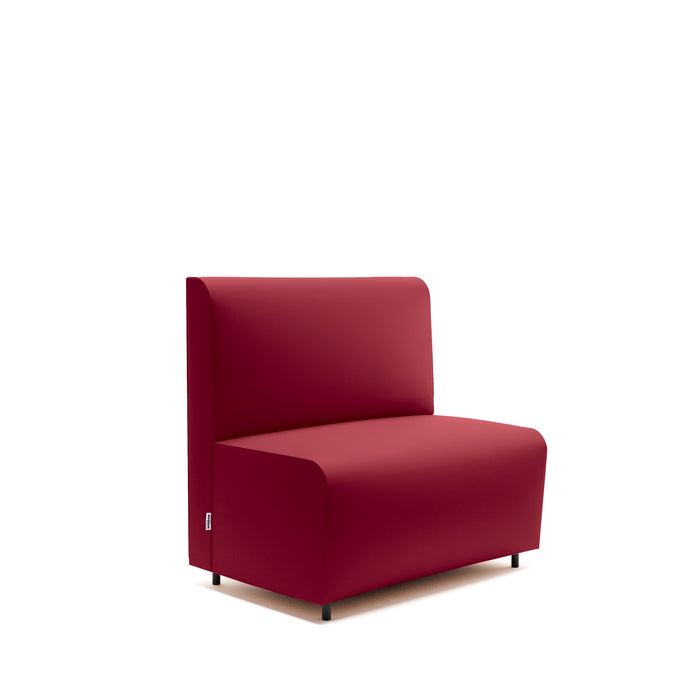 Divanetto Essence 2 posti per Ristoranti in finta pelle Mamba Dim 100x62xH88