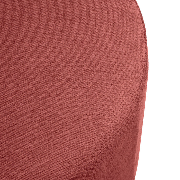 Avalon Pouf Cilindro Rigido in tessuto antimacchia Dali Made in Italy. Dim: Ø45 cm X H43 cm