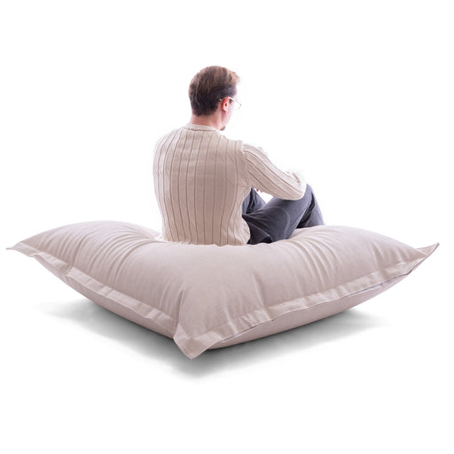 avalon cuscino cod_051 in ecopelle grip yuta dim 130x130 cm colore beige