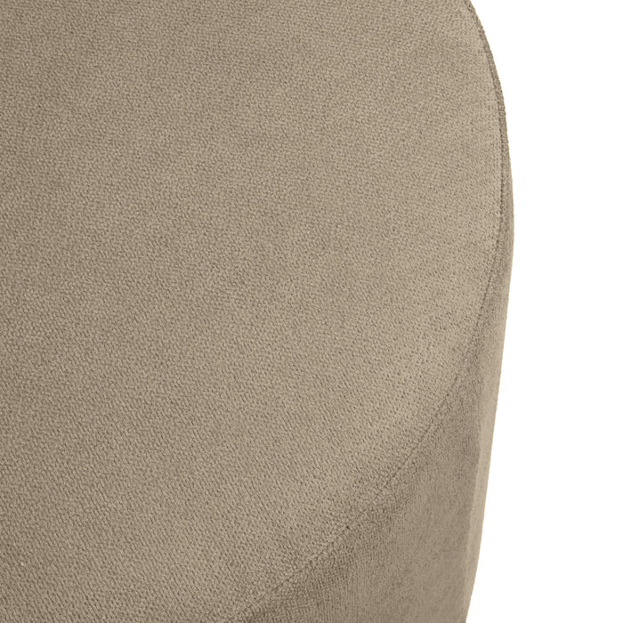 Avalon Pouf Cilindro Rigido in tessuto antimacchia Dali Made in Italy. Dim: Ø45 cm X H43 cm