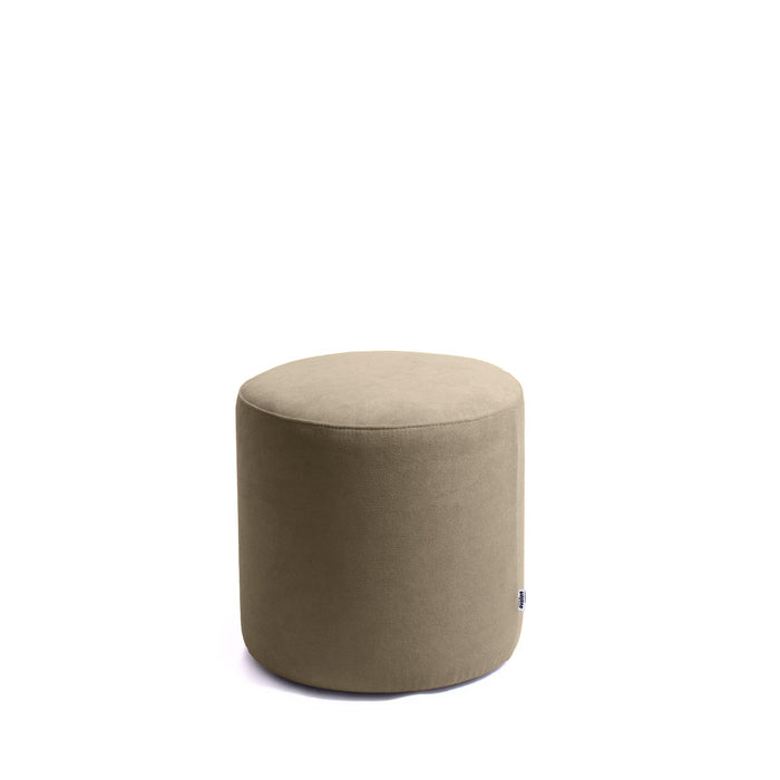 Avalon Pouf Cilindro Rigido in tessuto antimacchia Dali Made in Italy. Dim: Ø45 cm X H43 cm