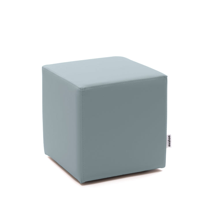 Avalon Pouf Rigido Cubo Similpelle Mamba Trendy Classe 1-IM Ignifugo per Interno ed Esterno. Dim: Larg. 35 cm X Prof. 35 cm X Alt. 35 cm