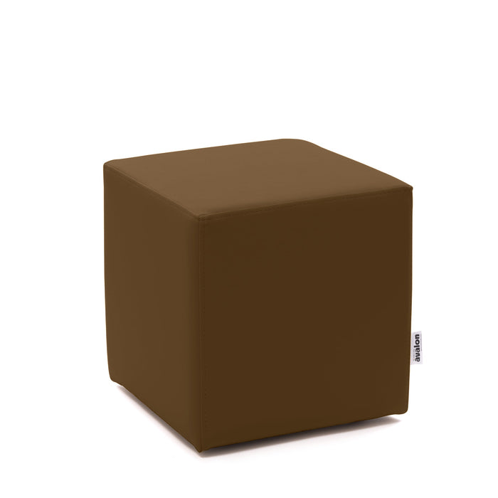 Avalon Pouf Rigido Cubo Similpelle Mamba Trendy Classe 1-IM Ignifugo per Interno ed Esterno. Dim: Larg. 35 cm X Prof. 35 cm X Alt. 35 cm