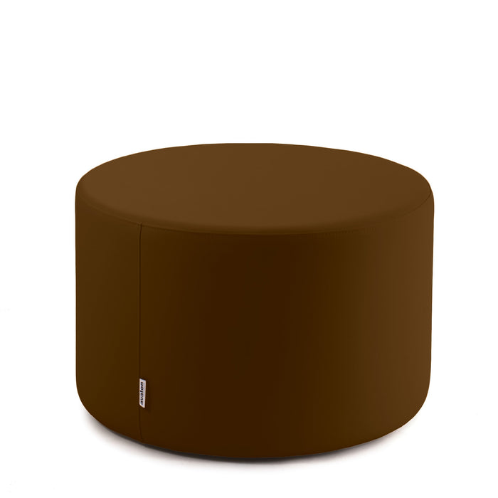 Avalon Tavolino Pouf Rigido Cilindro Similpelle Mamba Trendy Classe 1-IM Ignifugo per Interno ed Esterno. Dim: Ø70 cm X H40 cm