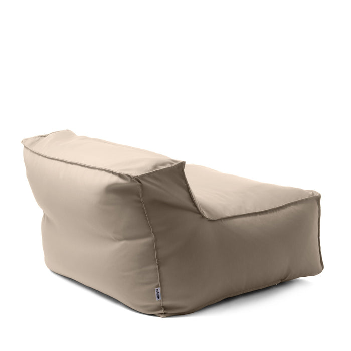 Pouf poltrona 1 posto Deluz Avalon in tessuto Tropical per esterno. Dim: 98x98x65 cm