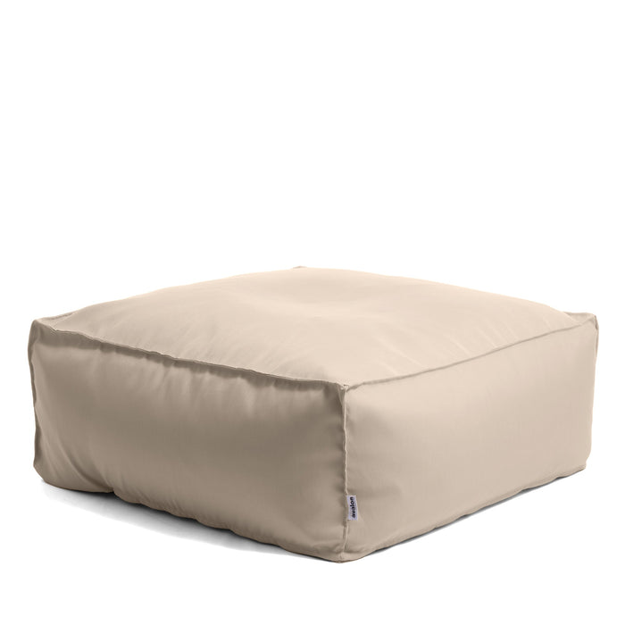 Pouf Deluz Avalon  in tessuto Tropical per esterno. Dim: 98x98x40 cm