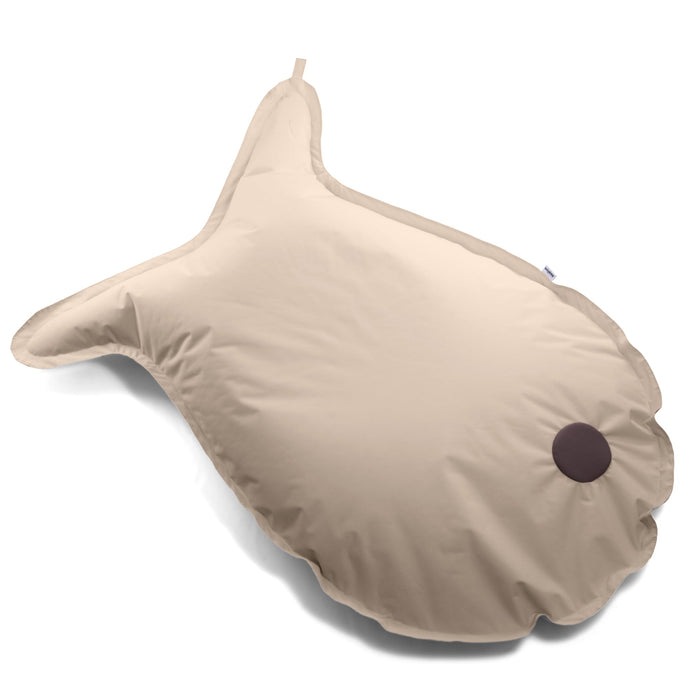 Pouf Cuscino Squama Big Galleggiante Avalon in tessuto poliestere Samba per esterno Dim: 180x125xH30cm