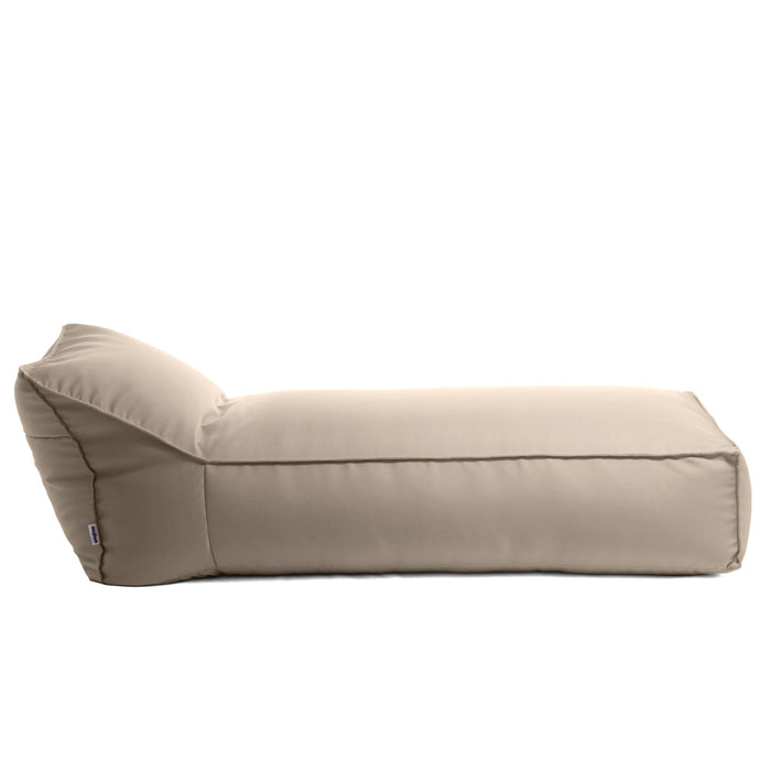 Pouf Lettino Badd L Avalon in tessuto Tropical per esterno. Dim: 70x160 cm