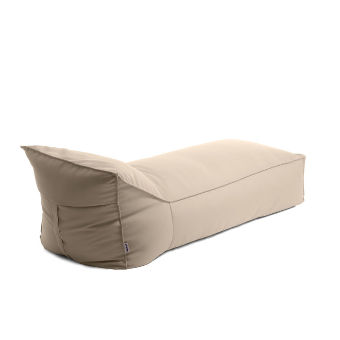 Pouf Lettino Badd L Avalon in tessuto Tropical per esterno. Dim: 70x160 cm