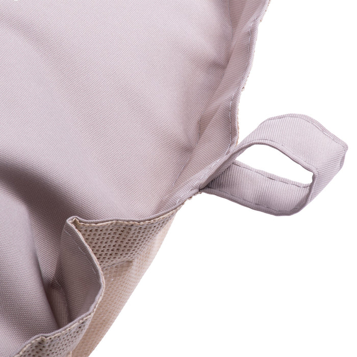 Pouf Cuscino Boa Galleggiante Avalon in tessuto poliestere Samba per esterno. Dim: Ø135xH30 cm