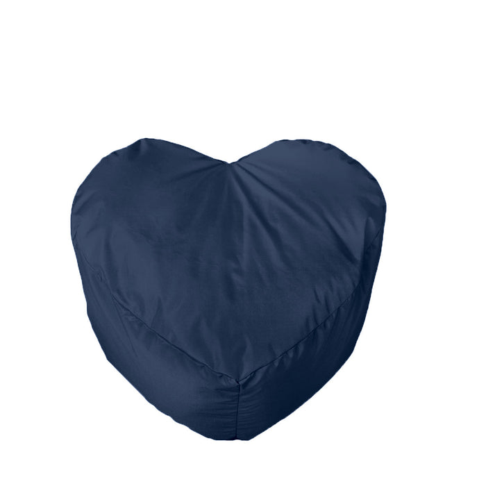 Idea Regalo, Pouf Cuore Piccolo Jive Tessuto Tecnico Antistrappo Imbottito Dim: 50x45x38 cm - Avalon