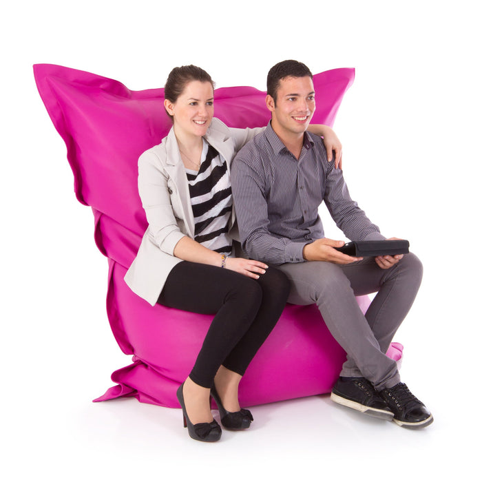 Pouf poltrona Cuscino Thin gigante Imbottito finta pelle antimacchia Mamba per esterno dim.140x200 cm