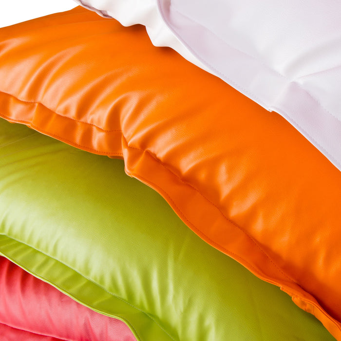 Pouf poltrona Cuscino Thin gigante Imbottito finta pelle antimacchia Mamba per esterno dim.140x200 cm
