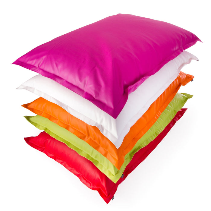 Pouf poltrona Cuscino Thin gigante Imbottito finta pelle antimacchia Mamba per esterno dim.140x200 cm