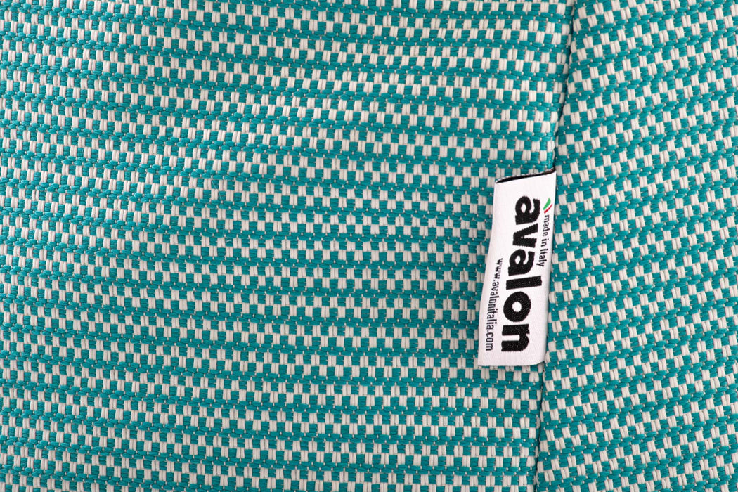 Pouf morbido quadrato Twill in tessuto Funny per esterno dim: 80x80x30 cm