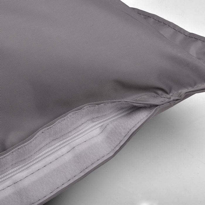 Pouf Cuscino Thin medio sacca vuota in tessuto antistrappo impermeabile Jive per interno dim.135x90 cm