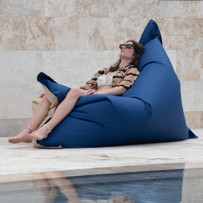 Pouf Cuscino Way Galleggiante Avalon in tessuto poliestere Samba per esterno.