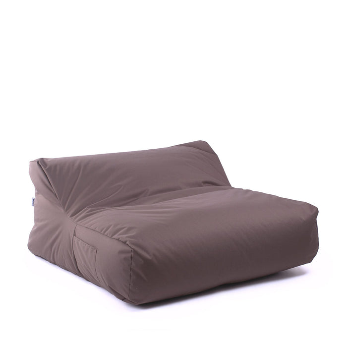 Pouf poltrona matrimoniale doppia XL Gaia in tessuto Jive per interno Dim: 125x120 cm