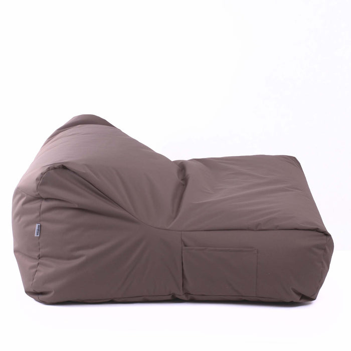 Pouf poltrona matrimoniale doppia XL Gaia in tessuto Jive per interno Dim: 125x120 cm
