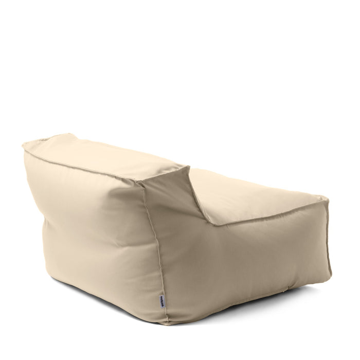 Pouf poltrona 1 posto Deluz Avalon in tessuto Tropical per esterno. Dim: 98x98x65 cm