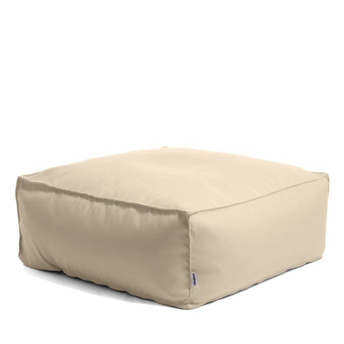 Pouf Deluz Avalon  in tessuto Tropical per esterno. Dim: 98x98x40 cm