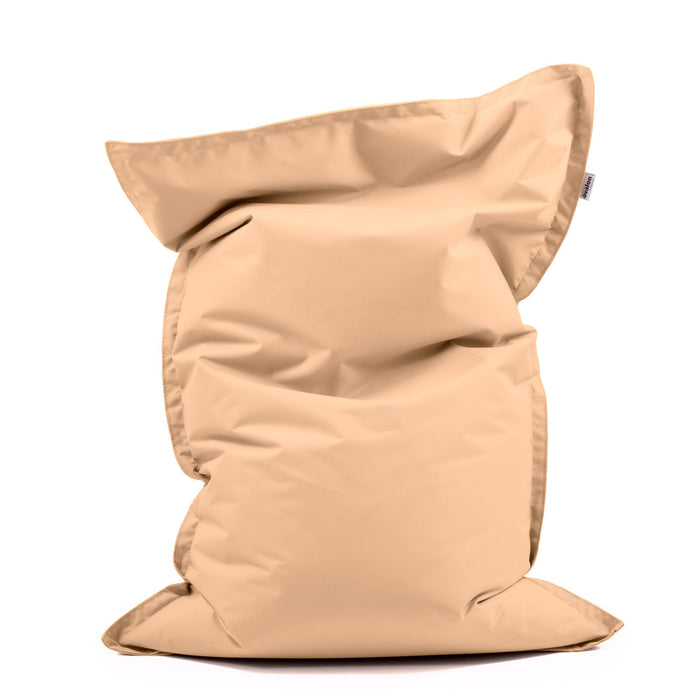 Pouf Cuscino Thin medio sacca vuota in tessuto antistrappo impermeabile Jive per interno dim.135x90 cm
