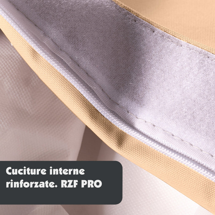 Pouf Cuscino Thin gigante sacca vuota in tessuto antistrappo impermeabile Jive per interno dim.200x140cm
