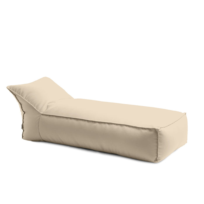 Pouf Lettino Badd L Avalon in tessuto Tropical per esterno. Dim: 70x160 cm