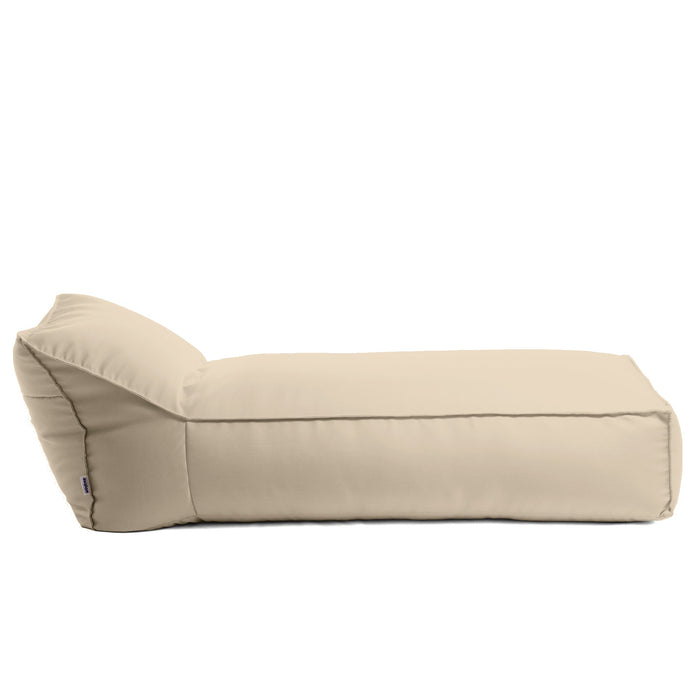 Pouf Lettino Badd L Avalon in tessuto Tropical per esterno. Dim: 70x160 cm