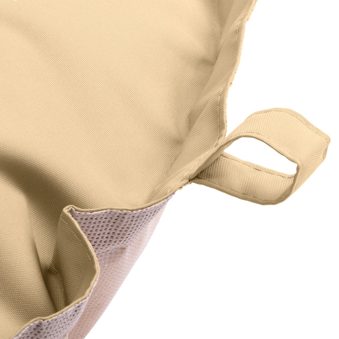 Pouf Cuscino Boa Galleggiante Avalon in tessuto poliestere Samba per esterno. Dim: Ø135xH30 cm