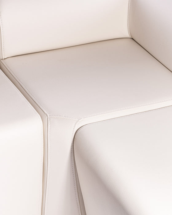 Divanetto Essence 1 posto per Ristoranti in finta pelle Mamba Dim 50x62xH88