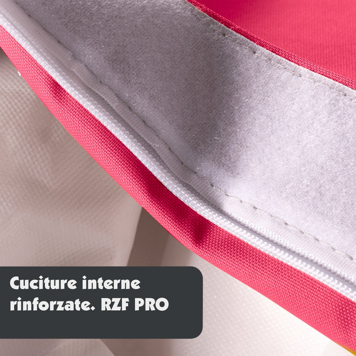 Pouf Cuscino Thin gigante sacca vuota in tessuto antistrappo impermeabile Jive per interno dim.200x140cm