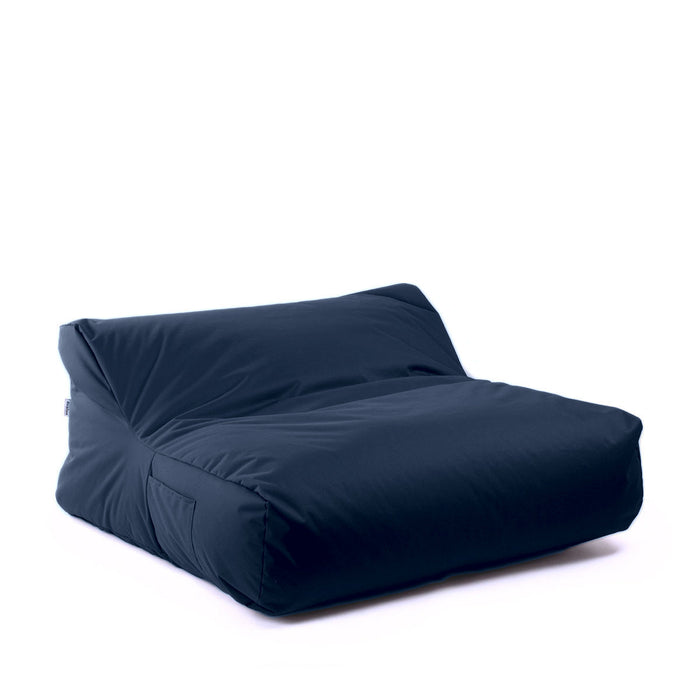 Pouf poltrona matrimoniale doppia XL Gaia in tessuto Jive per interno Dim: 125x120 cm