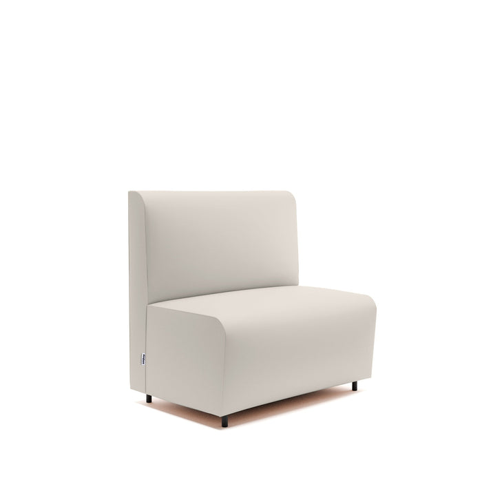 Divanetto Essence 2 posti per Ristoranti in finta pelle Mamba Dim 100x62xH88