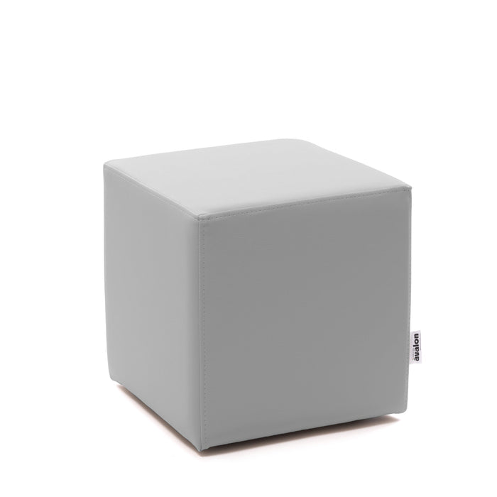 Avalon Pouf Rigido Cubo Similpelle Mamba Trendy Classe 1-IM Ignifugo per Interno ed Esterno. Dim: Larg. 35 cm X Prof. 35 cm X Alt. 35 cm