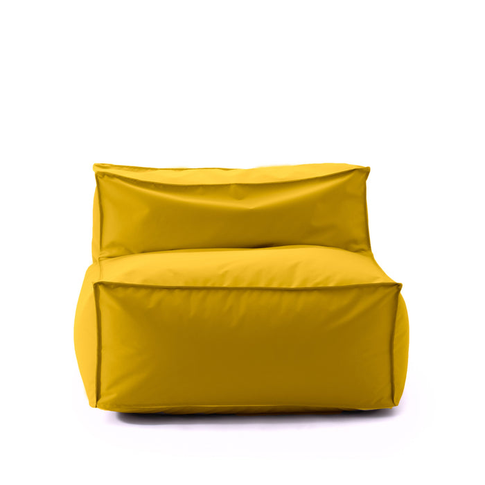 Pouf poltrona 1 posto Deluz per esterno in tessuto poliestere Samba dim: 98x98x65 cm