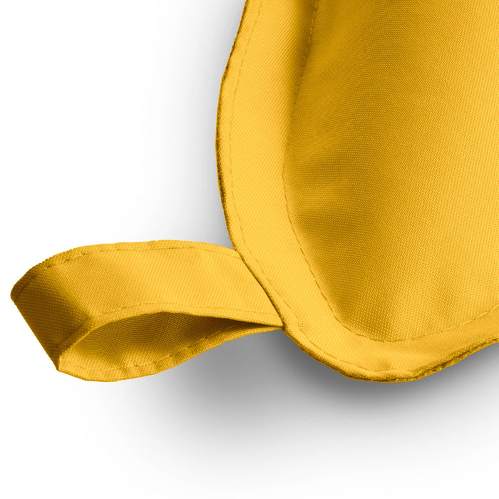 Pouf Cuscino Squama Galleggiante Avalon in tessuto poliestere Samba per esterno. Dim: 145x99xH30cm